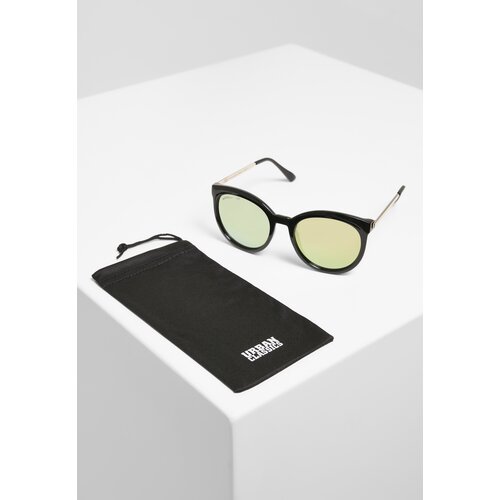 Urban Classics Sunglasses October UC Black/Yellow Slike
