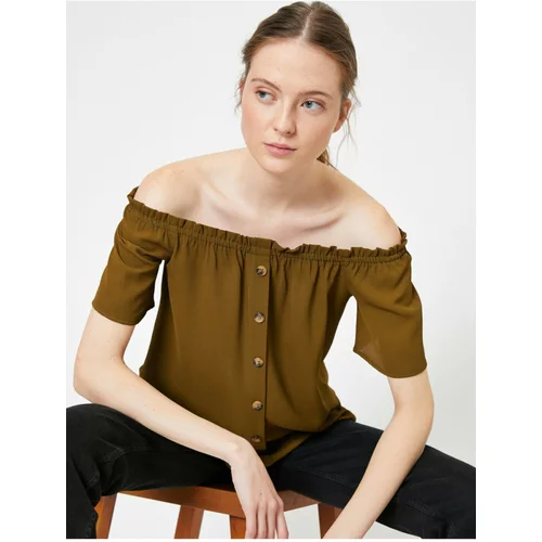 Koton Shirt - Brown - Regular fit