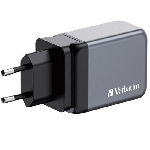  PUNJAČ ZA MOBILNE UREĐAJE ZIDNI 2XUSB-C/PD 65W/1XUSB-A QC 3.0 (EU/UK/US) VERBATIM 32201 Slike