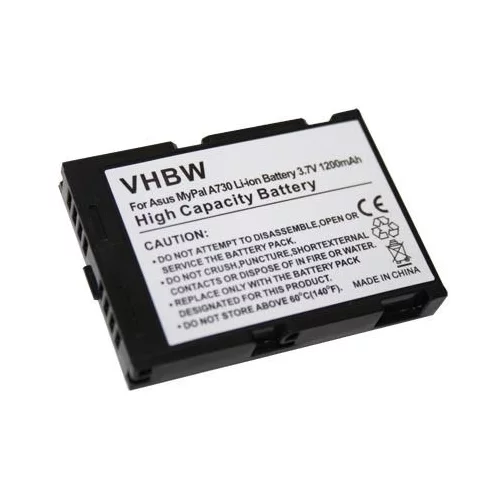 VHBW Baterija za Asus MyPal A730 / A730W, 1200 mAh