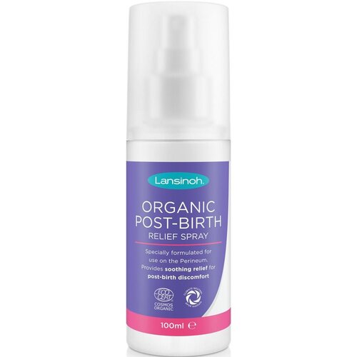Lansinoh Organic Post-Birth umirujući sprej za mame 100 ml Slike