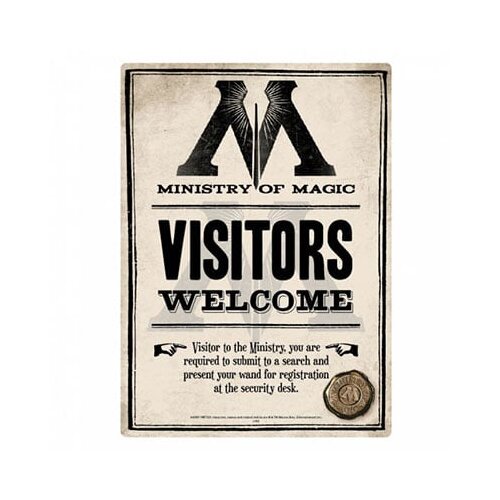 Half Moon Bay Harry Potter - Zidna dekoracija - Harry Potter, Ministry Of Magic, metal Cene