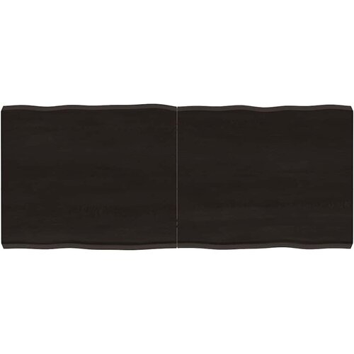 Stolna ploča tamnosmeđa 120x50x(2-6) cm obrađena hrastovina Cene