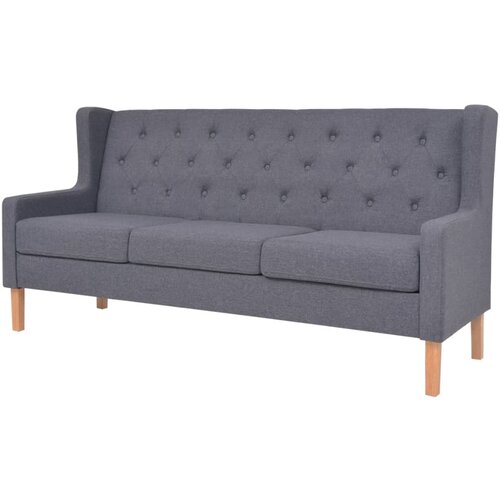 Maison Chic Komplet kavč - Sofa - Kanapeev 2 kosa iz blaga sive barve, (21726957) Cene
