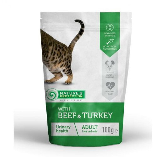 Natures Protection urinary beef&turkey 100g Slike