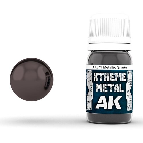 AK Interactive Xtreme Metal Smoke Metallic 30ml - AK671 Slike