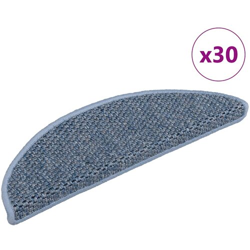  Samoljepljivi otirači za stepenice 30 kom 56x17x3 cm plavi Cijene
