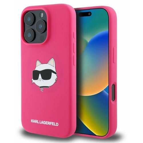 Karl Lagerfeld ETUI SILICONE CHOUPETTE HEAD PRINT MAGSAFE NA IPHONE 16 PRO MAX - FUKSJA, (21897011) Cene