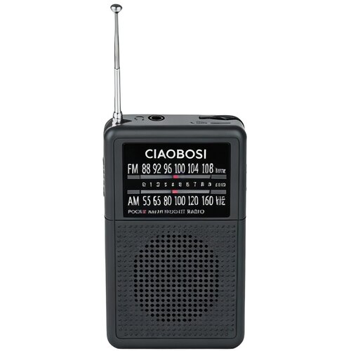 AVIZAR Mini žepni radio FM in AM pasov s teleskopsko anteno in priključkom Jack, Črna, (5000250578) Cene