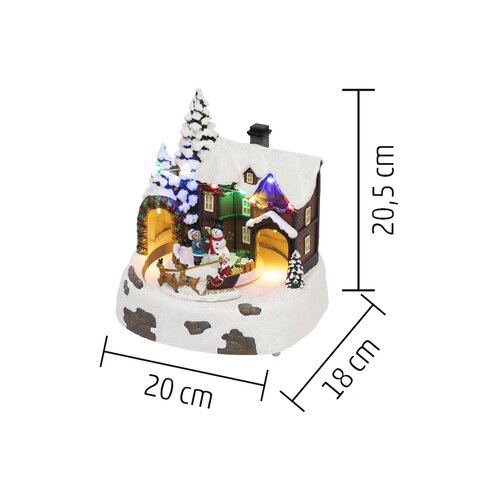 Home dekorativna led rasvjeta, diorama, snježna kuća - drm 15 Cene