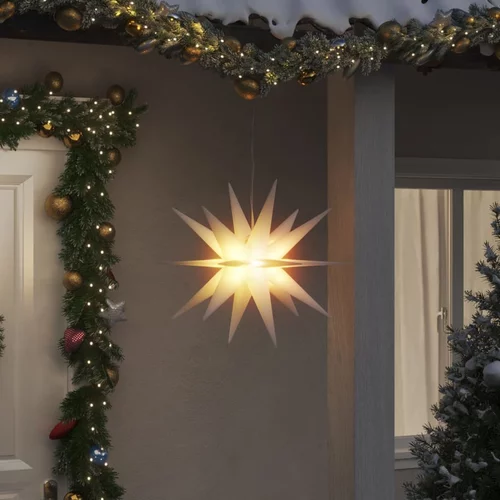  Božićno svjetlo s LED svjetlima sklopivo bijelo 57 cm