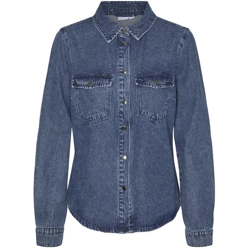 Vero_Moda Bluza 'VMJENNIE' moder denim