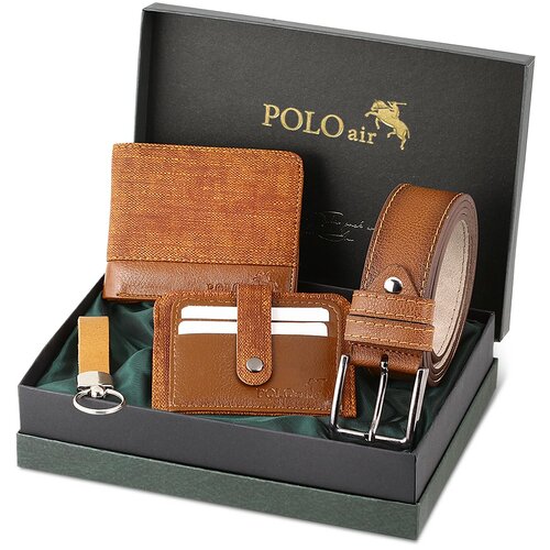 Polo Air Wallet - Brown - Plain Cene
