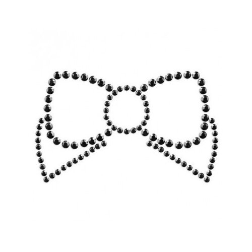 Bijoux Indiscrets Okraski za bradavičke Mimi Bow črni Cene