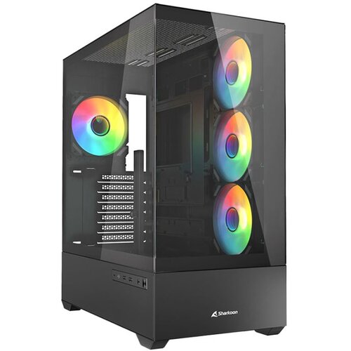  Kući&amp;scaron;te SHARKOON gaming, AK6 RGB Black ATX,... Slike