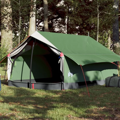 Šator za kampiranje za 2 osobe zeleni 193 x 122 x 96 taft 185T