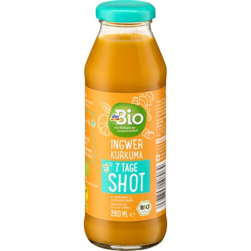 dmBio Organski napitak - đumbir i kurkuma sa sokom pomorandže i kašom acerola višnje 280 ml Cene