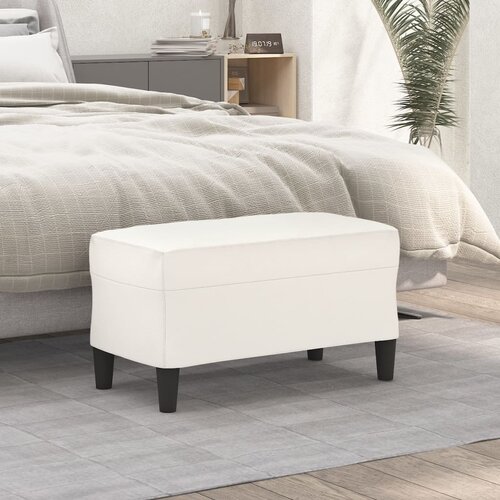  Klupa krem 70 x 35 x 41 cm od umjetne kože Cijene