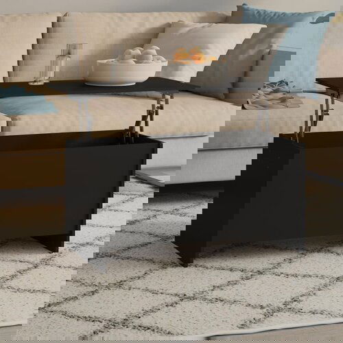 Furnova Klubska mizica črna 102x55,5x52,5 cm konstruiran les, (21915224) Slike