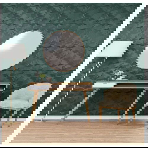 vidaXL Stenski paneli 24 kosov zeleni 50x50 cm EPS 6 m² diam Cene