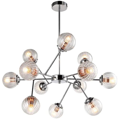 Candellux luster/visilica-best viseća lampa 12X40W E14 hrom bakar Cene