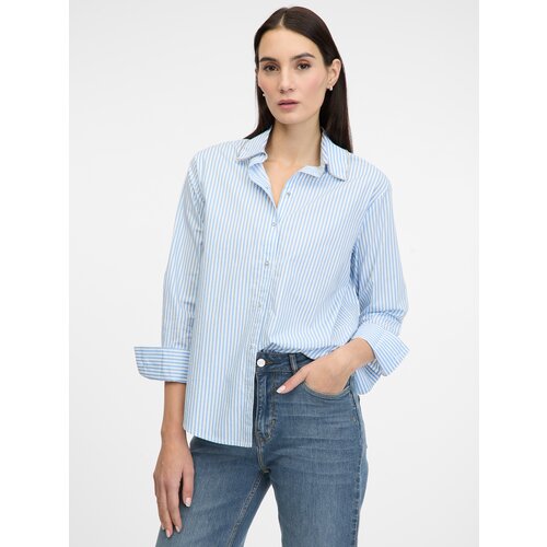 Orsay Light blue women's striped shirt - Women's Cijene