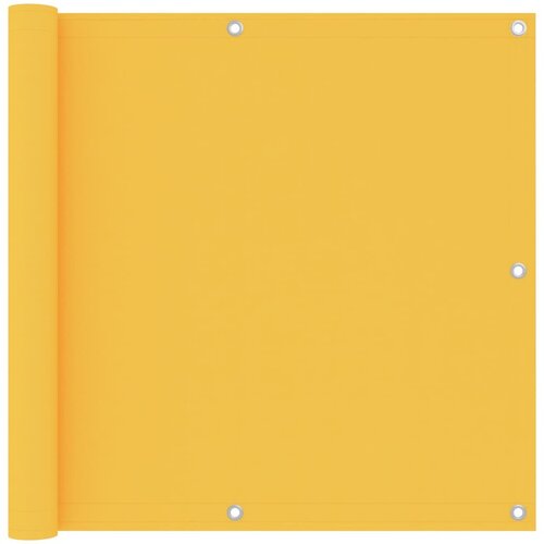 vidaXL balkonski zastor žuti 90 x 600 cm od tkanine Oxford Cijene