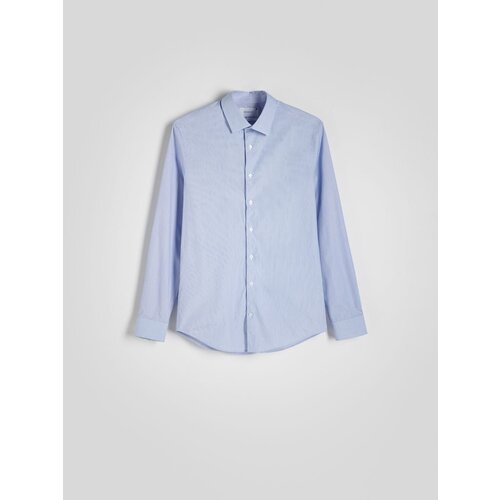 Reserved srajca slim fit - modra Slike