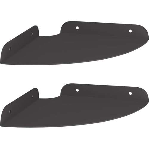  Lebdeća polica s policom s pohranom 2 pcs Crna 18 x 18 x 2 cm Slike