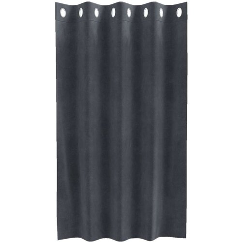  Zastore za zamračivanje s okomitim prstenima 2 komada Svjetlosiva bar&amp;scaron;un Slike