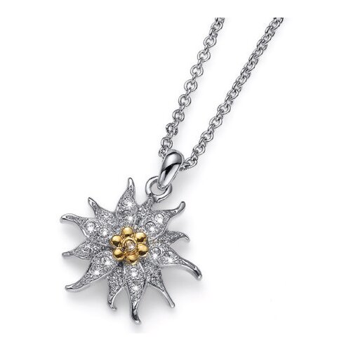 Ženski oliver weber edelweiss lanČiĆ sa swarovski belim kristalima ( 11819 ) Slike