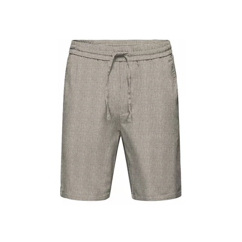 Only & Sons Kratke hlače iz tkanine 22024952 Rjava Loose Fit
