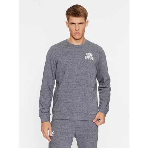 Under Armour Jopa Ua Rival Terry Graphic Crew 1379764 Siva Loose Fit