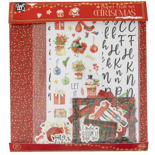 Artmie Božićni Scrapbooking Set u crvenoj boji Cene
