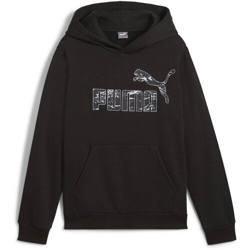 Puma Puloverji ESS+ CAMO HOODIE FL Črna Slike