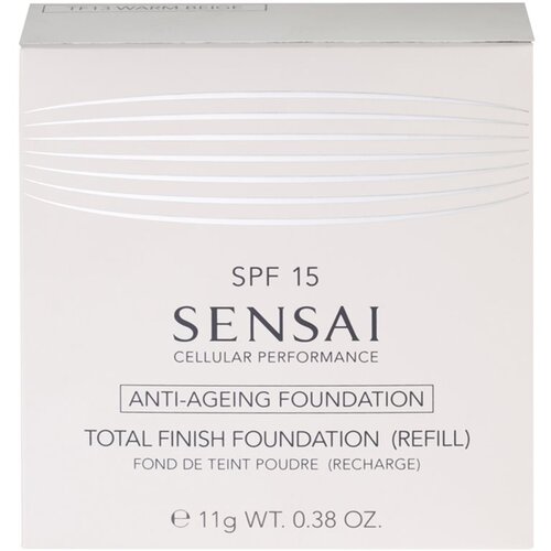 Sensai cellular performance total finish foundation puder za vse tipe kože polnilo 11 g odtenek TF13 warm beige Slike