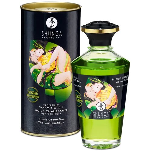 Shunga Jestivo ulje Exotic Green Tea, 100ml Slike