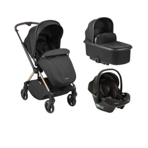 Kolica Lanah 3in1 set sa autosedi&scaron;tem I-Prime I-size i tvrdom korpom Black KKB21147 SET Cene