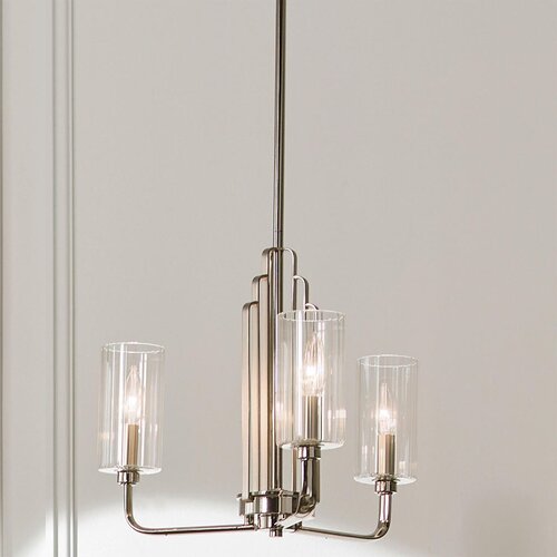 Elstead Lighting Quintiesse QN-KIMROSE3-PN - Luster na &amp;scaron;ipci KIMROSE 3xE14/40W/230V sjajni hrom Slike