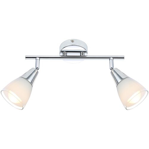 Ferotehna Stropna letev z LED-svetilkami Shiny (2 svetila, krom, 2 x 40 W, toplo bela) Slike
