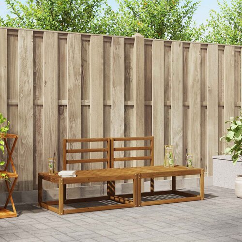  Set vanjskih sofa 2 pcs Prirodna 182,5 x 63 x 73 cm Cene