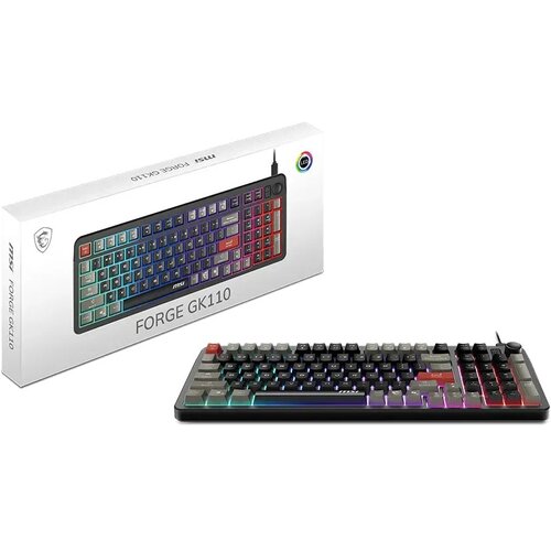MSI FORGE GK110 US RGB crna tastatura Cene