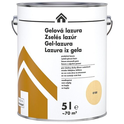  Za&amp;scaron;čitna lazura za les (Naravna, 5 l, 70 m&amp;sup2;, Dolgotrajna za&amp;scaron;čita lesa) Slike