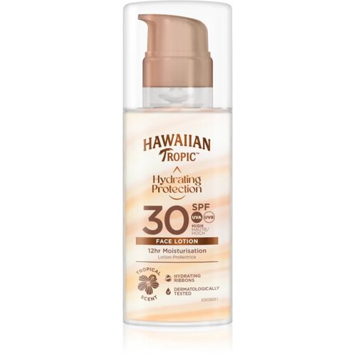 Hawaiian Tropic Hydrating Protection Face Lotion krema za sunčanje za lice SPF 30 50 ml Slike