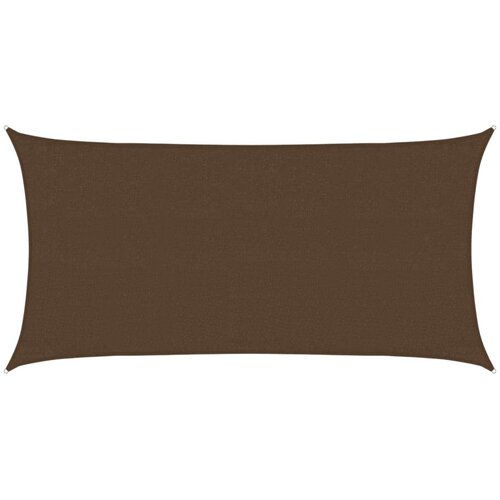 vidaXL Jedro za zaštitu od sunca 160 g/m² smeđe 3 x 6 m HDPE Cene