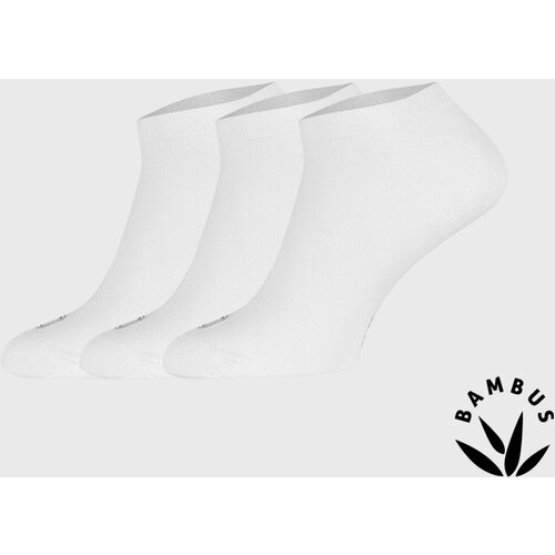Lonka 3 PACK čarape od bambusa Desi bijele Slike