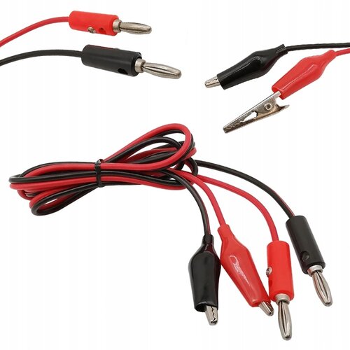 Rosfix Priključni Kabel 100 Cm &ndash; Merilni Kabel With Vakuumskima Priseskama 35 Mm | Črn In Rdeč, 2 Kosa, (5000244514) Cene