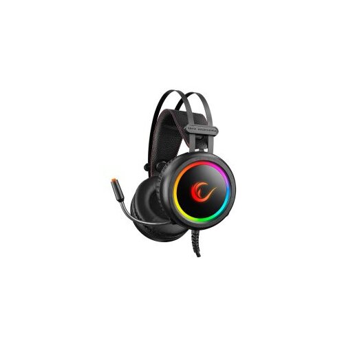  Slu&amp;scaron;alice sa mikrofonom gaming RAMPAGE STORMY black, Slike
