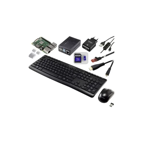 TRU COMPONENTS Renkforce Pro Set Raspberry Pi® 3 B+ 1 GB 4 x 1.4 GHz uklj. napajanje, uklj. kućište, uklj. hladnjak, uklj. HDMI kabel ,