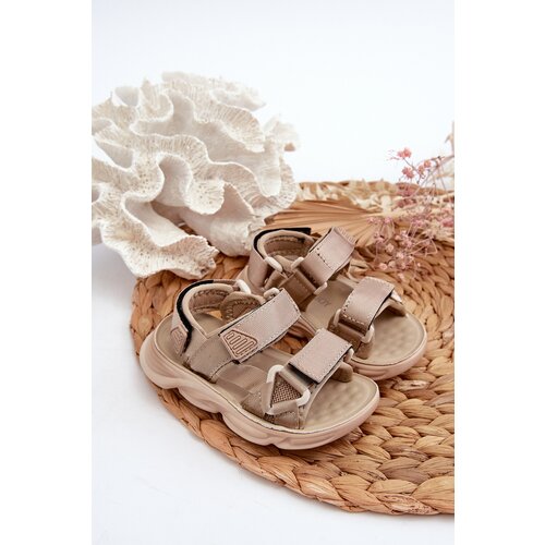 Boto Children's Sandals with Velcro Fastening Beige Orretta Cene